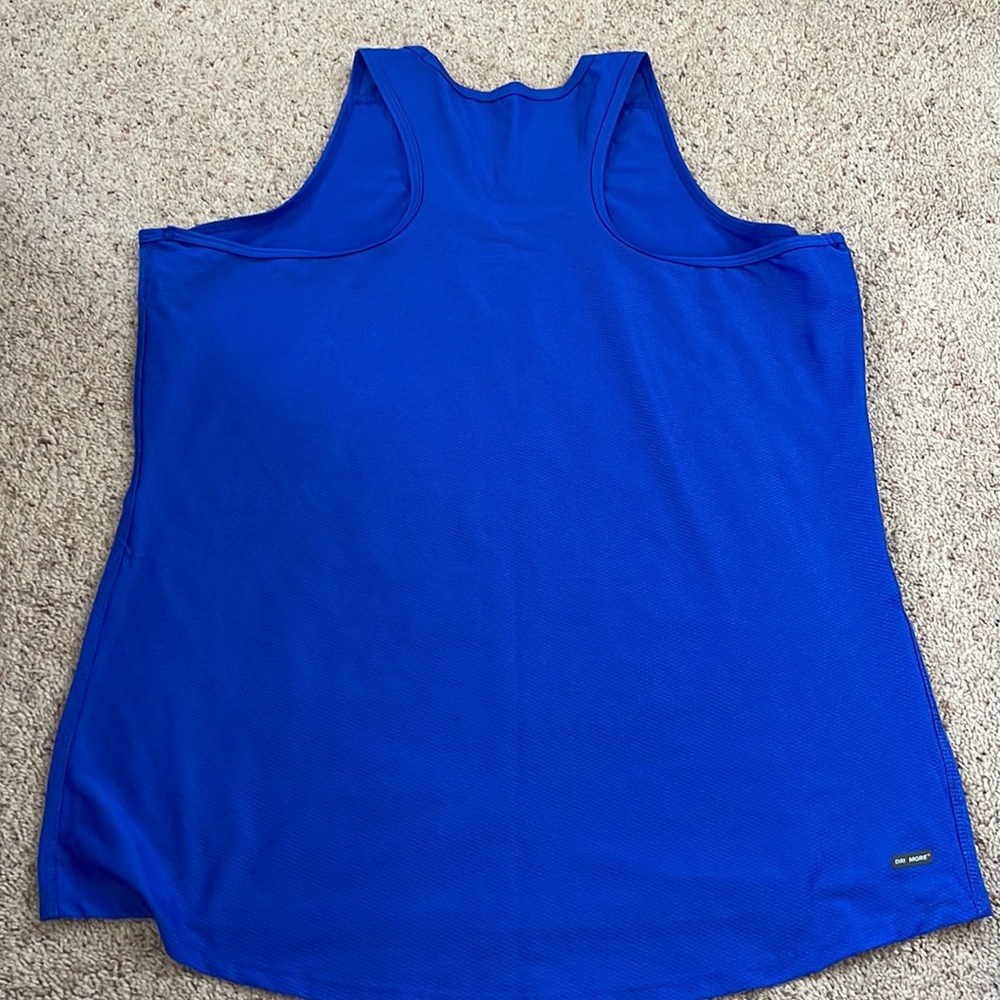Blue Sleeveless Shirt - Picture 2 of 3